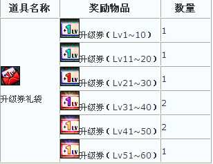 DNF玩新职业黑暗武士 LV60以上创建角色得升级券礼袋