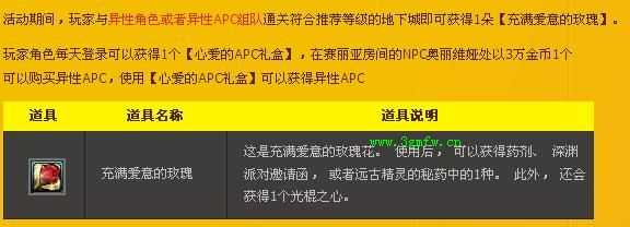 DNF充满爱意的玫瑰怎么得？DNF充满爱意的玫瑰能开出什么？