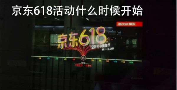 京东618活动什么时候开始