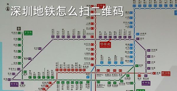 深圳地铁怎么扫二维码